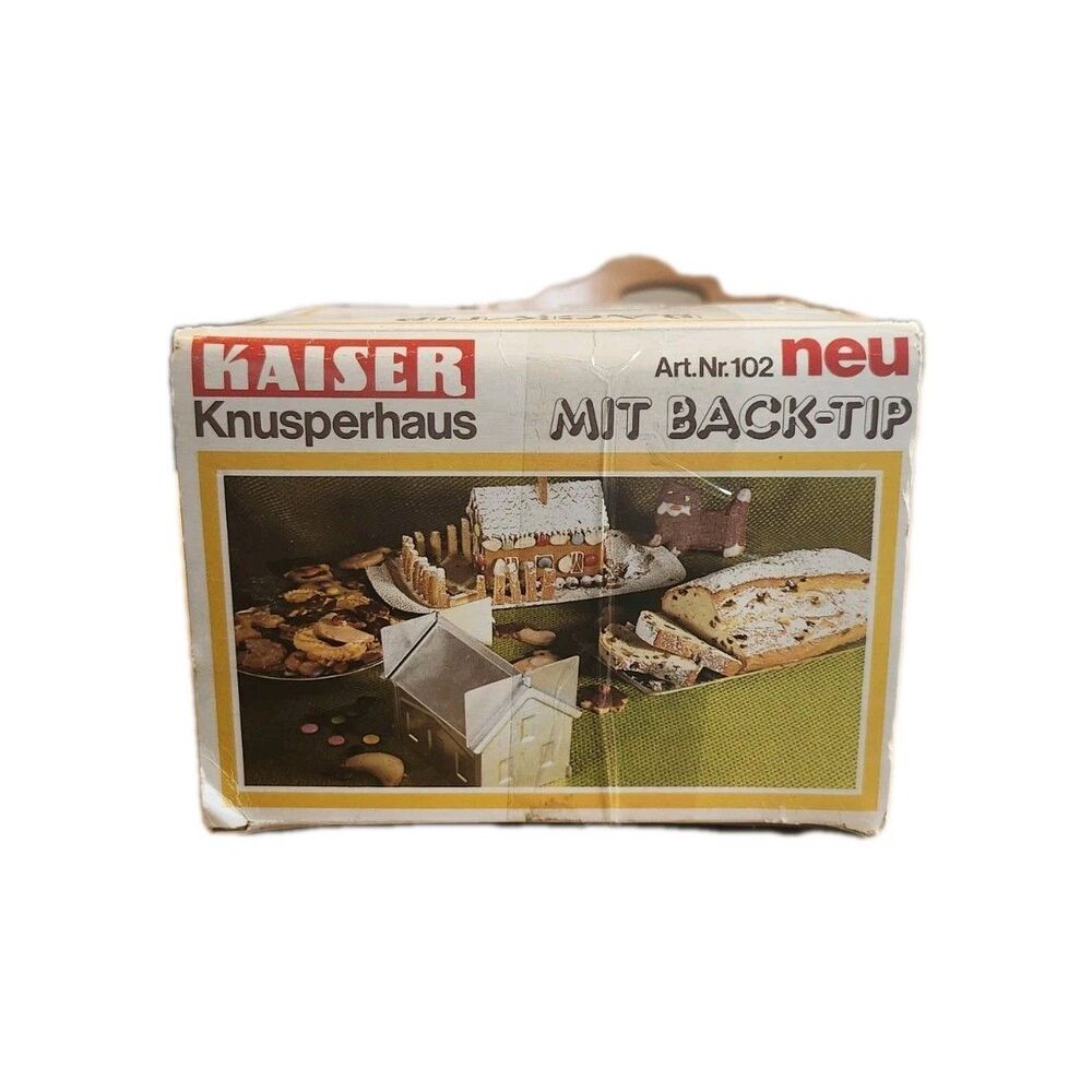 Kaiser Knusperhaus Backform Party Cake House Pan Recipe Vintage Gingerbread